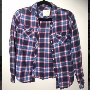 Abercrombie kids Button up flannel